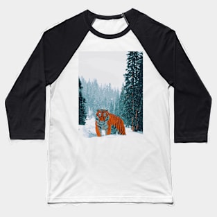 Tiger in Nepal - Landscape Baseball T-Shirt